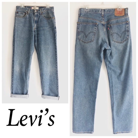Levi's Denim - Levi’s Vintage 505 High Rise Light Wash Jeans